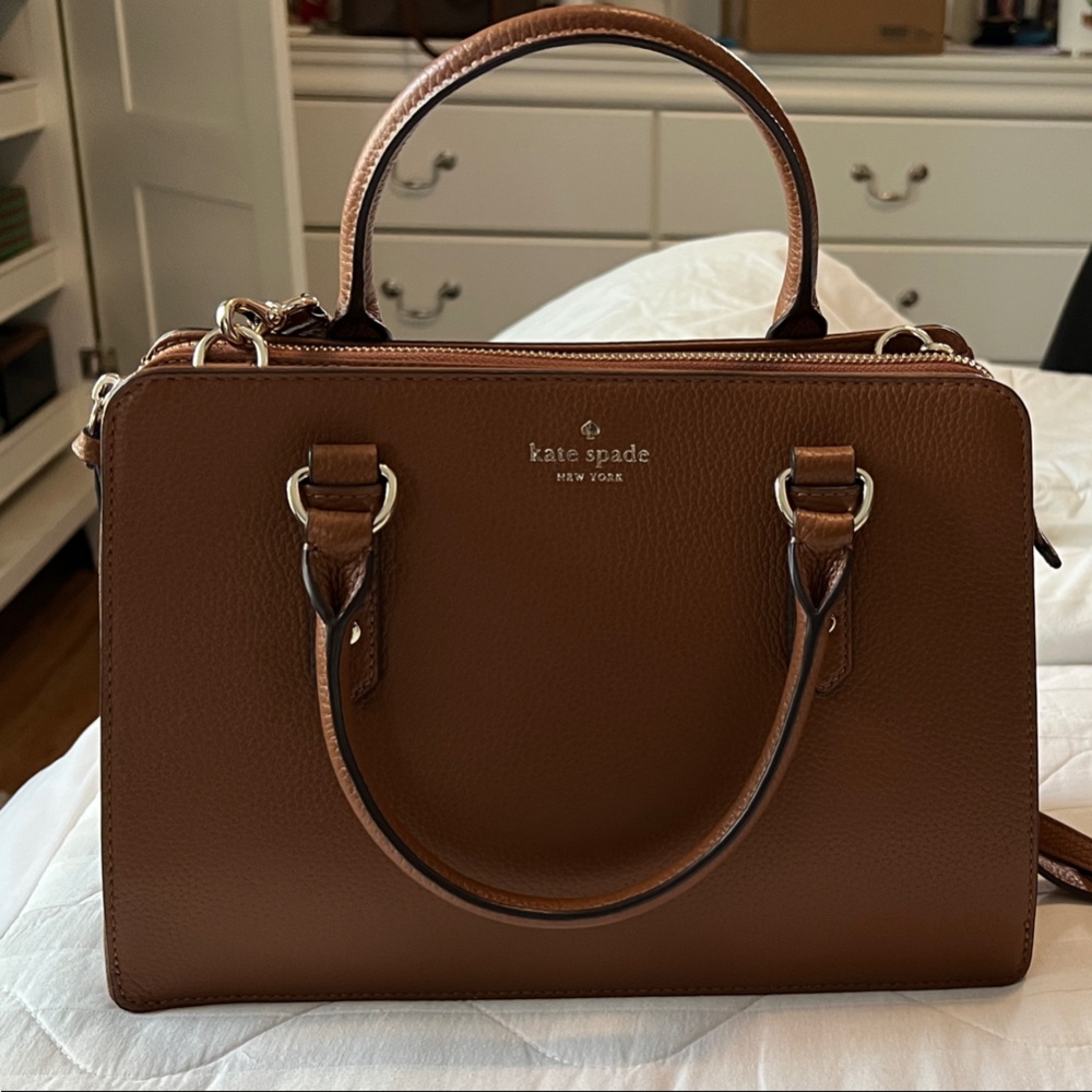 Kate Spade Tan Leather Satchel
